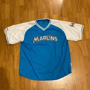 Miami Marlins Baseball Jersey by Stitches Mens Size: XL